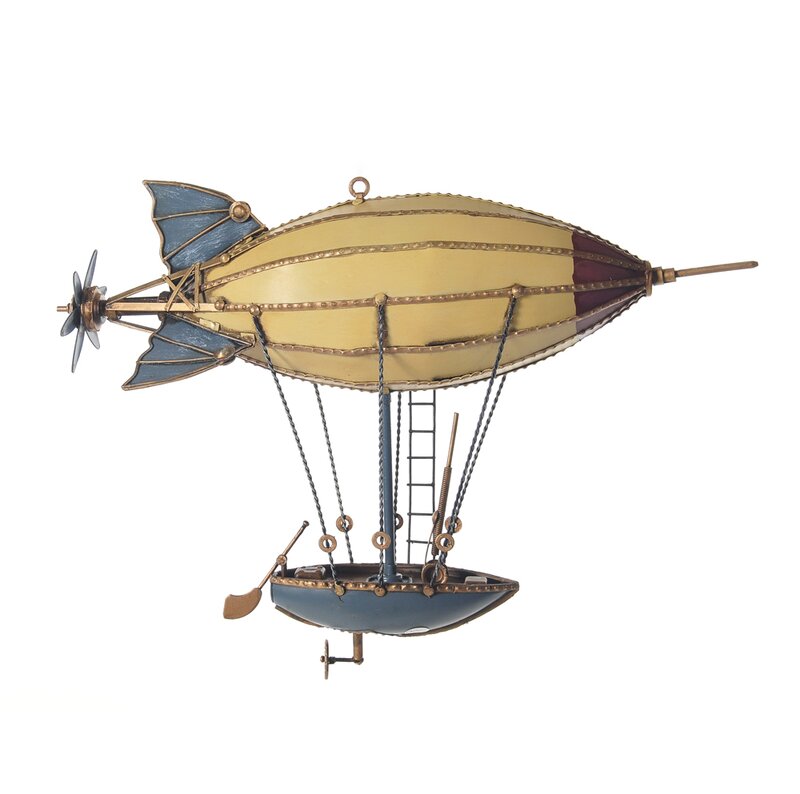 Steampunk Airship #1, One of online a kind, handmade art sculpture